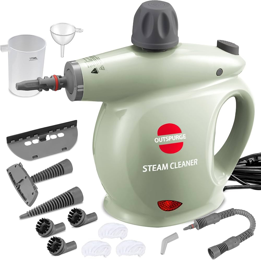Handheld Steam Cleaner, Pressurized Multi-Surface Steam Shot with 13 Accessories, Safety Lock, St... | Amazon (US)