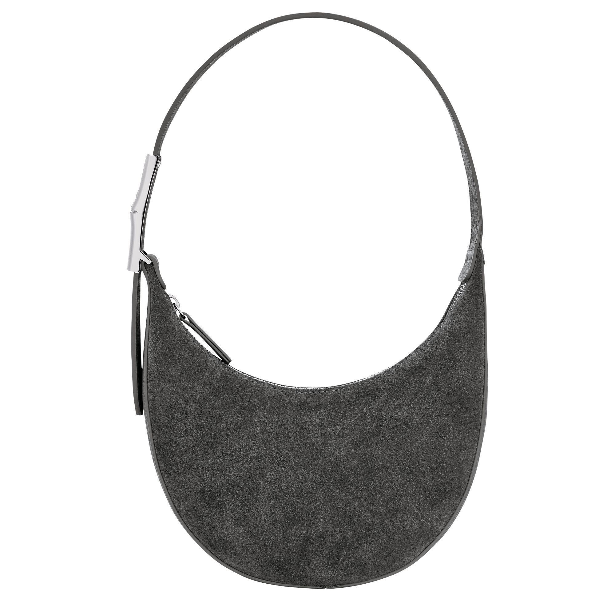 Roseau Essential S Hobo bag Anthracite - Leather (10217HDM123) | Longchamp GB | Longchamp