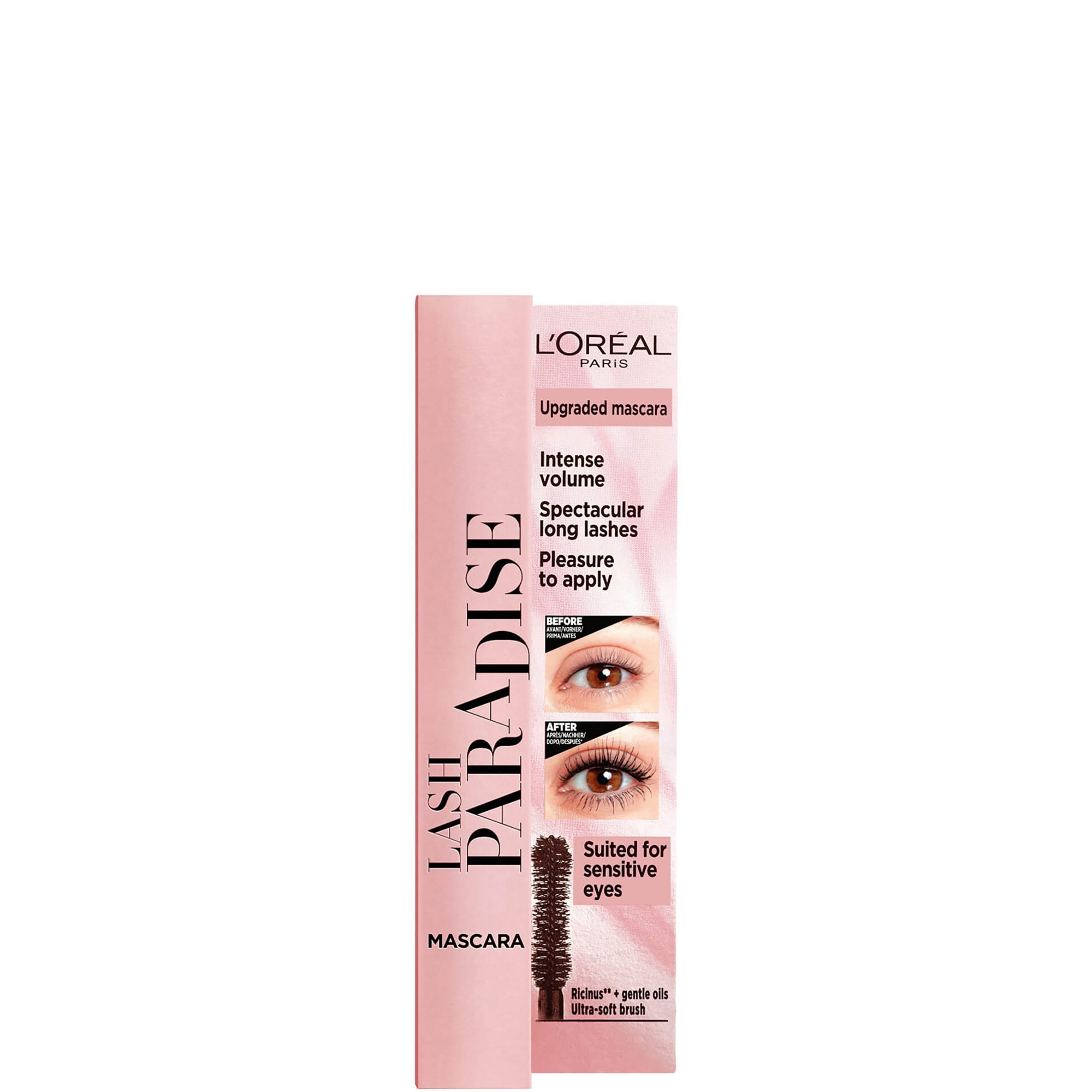 L’Oréal Castor Oil-Enriched Paradise Volumising Mascara - Black 6.4ml | LOOKFANTASTIC | Look Fantastic (ROW)