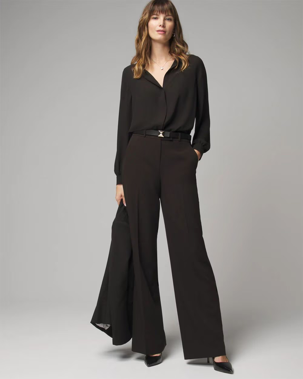 WHBM® Luna Wide Leg Trousers | White House Black Market