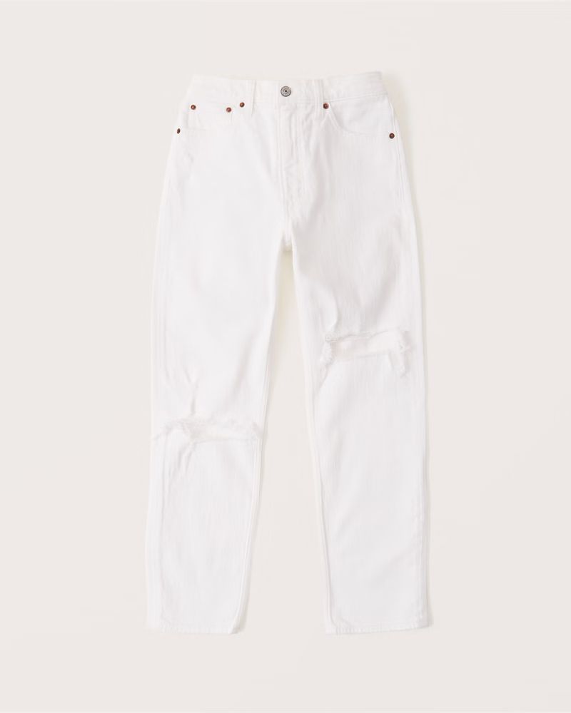 High Rise Mom Jean | Abercrombie & Fitch (US)