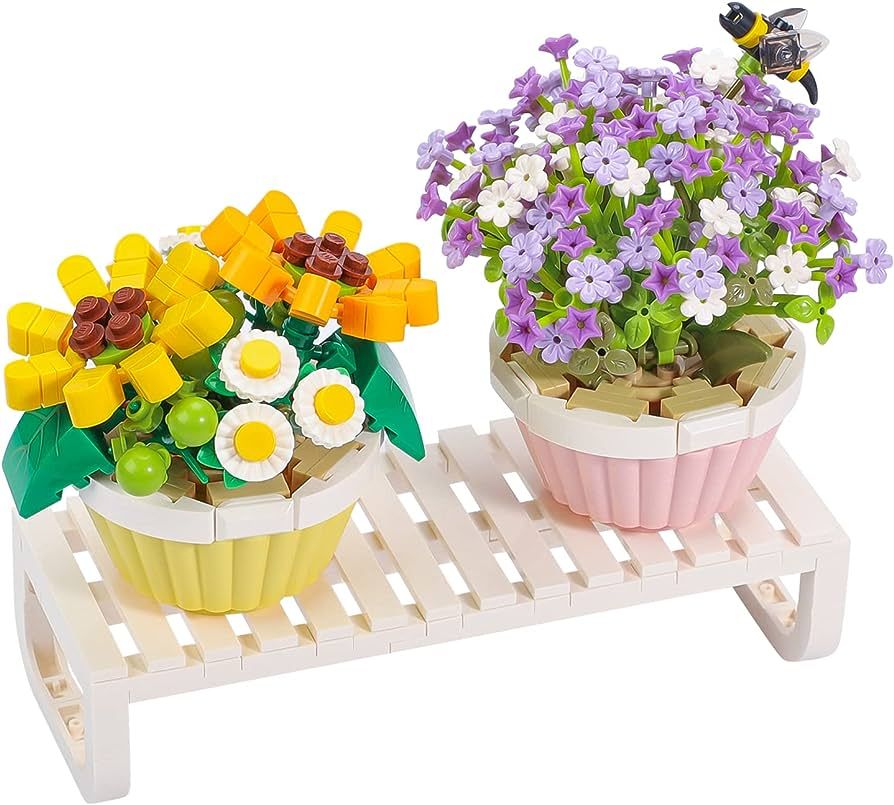Sunflower Babysbreath Set with Shelf (2PCS) | Amazon (US)