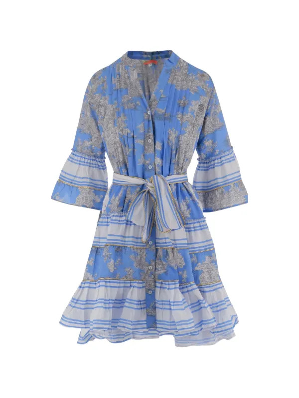 floral-print ruffled dress | Farfetch Global