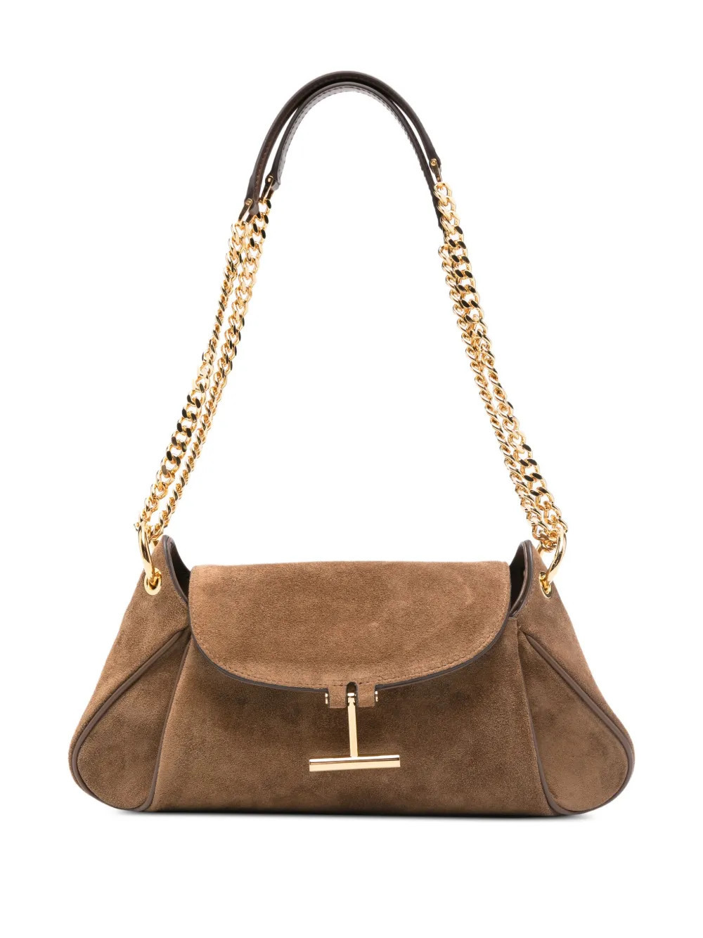 TOM FORD medium T-hardware tote bag - Brown | Farfetch Global