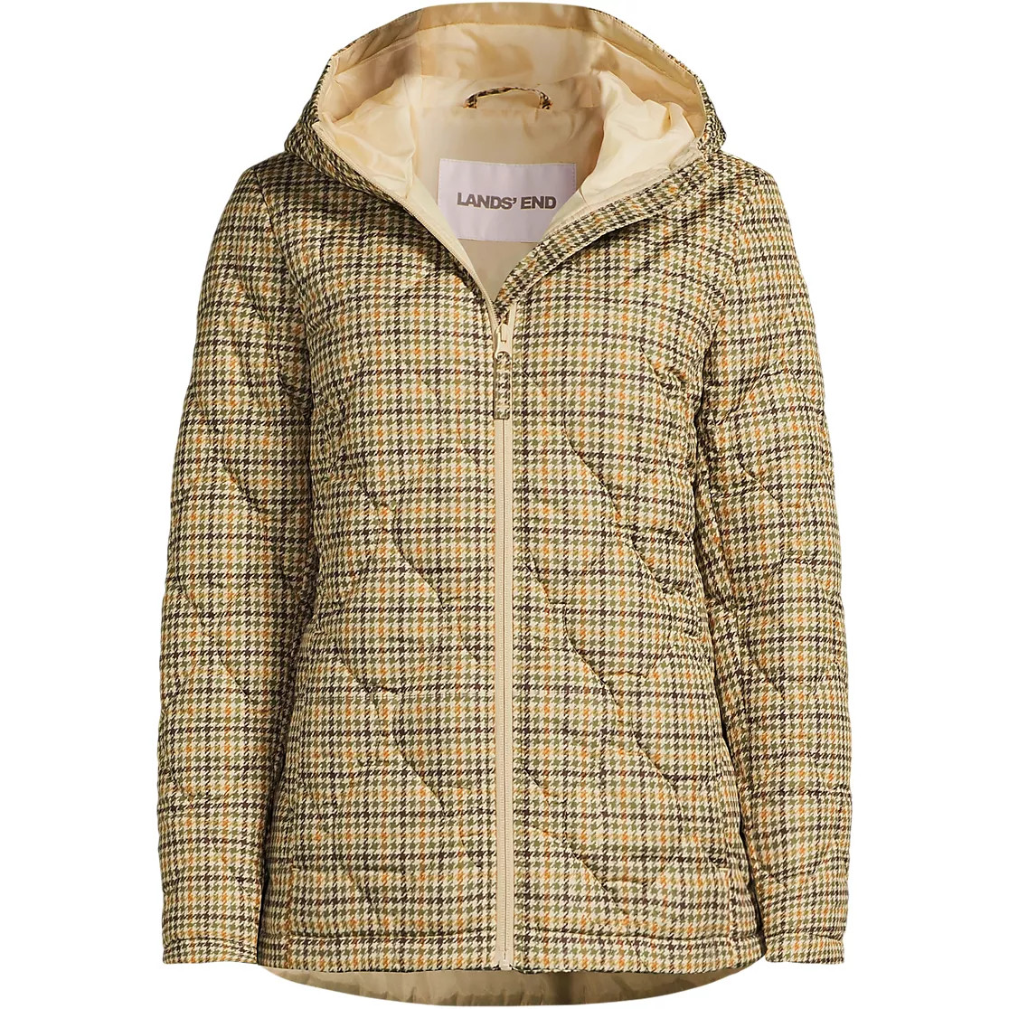 Women's Tall Print FeatherFree Quilted Insulated Jacket | Lands' End (US)