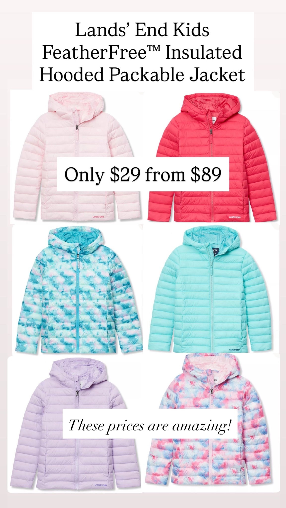 Kids FeatherFree™ Insulated Hooded Packable Jackets are $29 from $89

#LTKSaleAlert #LTKFindsUnder50 #LTKKids