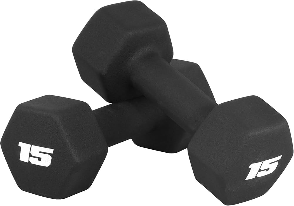 CAP Barbell Neoprene Dumbbell Hand Weights - Pair | Multiple Options | Amazon (US)