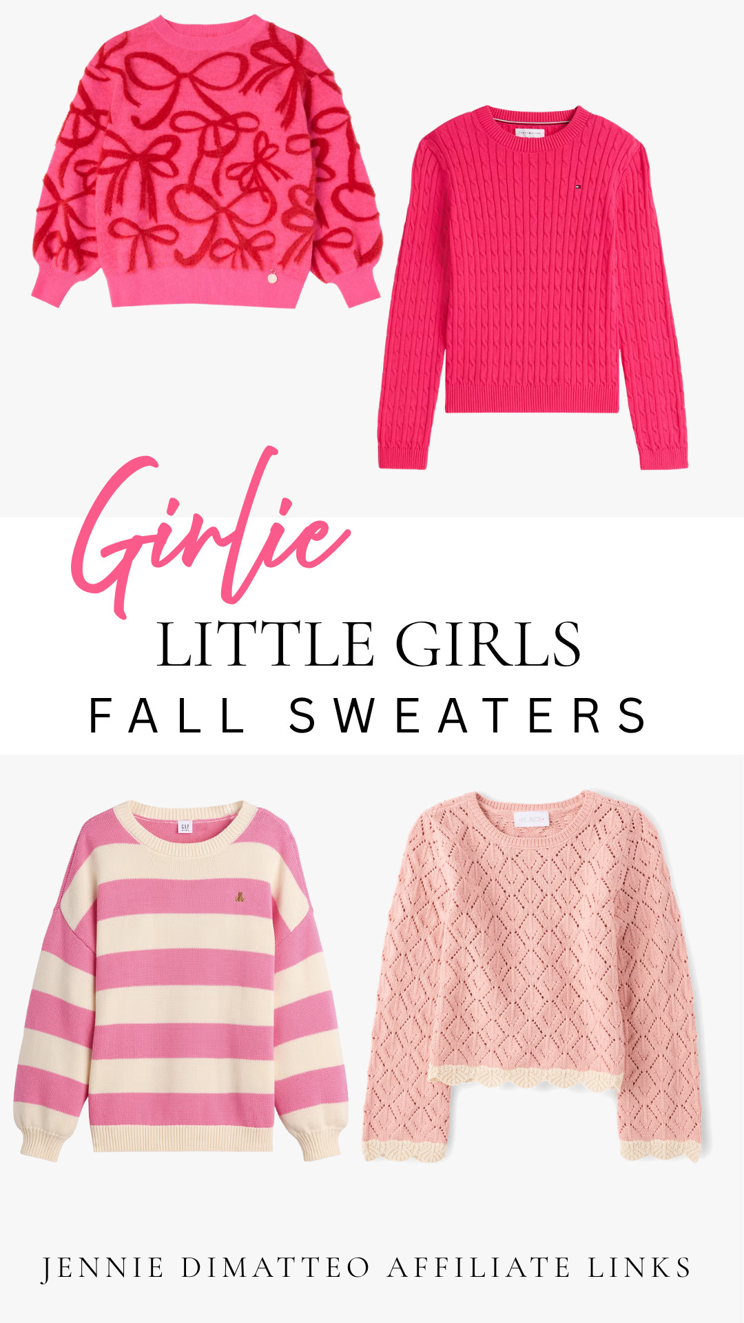 Pink sweater season 🎀💗 The cutest little knits to keep her cozy all fall long! Loving all the bows, stripes & pretty details 🥹

#GirlsFallFashion #FallFashion #GirlsStyle #SweaterWeather #PinkStyle #KidsFashion #FallFavorites #LTKKids 

 #LTKootd #LTKBaby #LTKKids