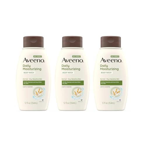 Aveeno Daily Moisturizing Body Wash, 12 Fl. Oz, Pack of 3 | Amazon (US)
