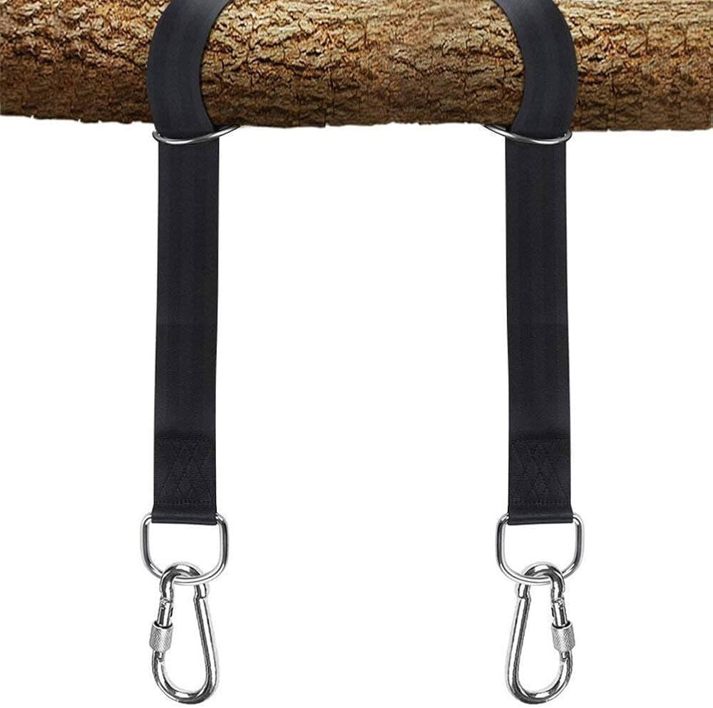 Tree Swing Hanging Straps Kit Holds 2000 lbs,5ft Extra Long Straps Strap with Safer Lock Snap Car... | Amazon (US)