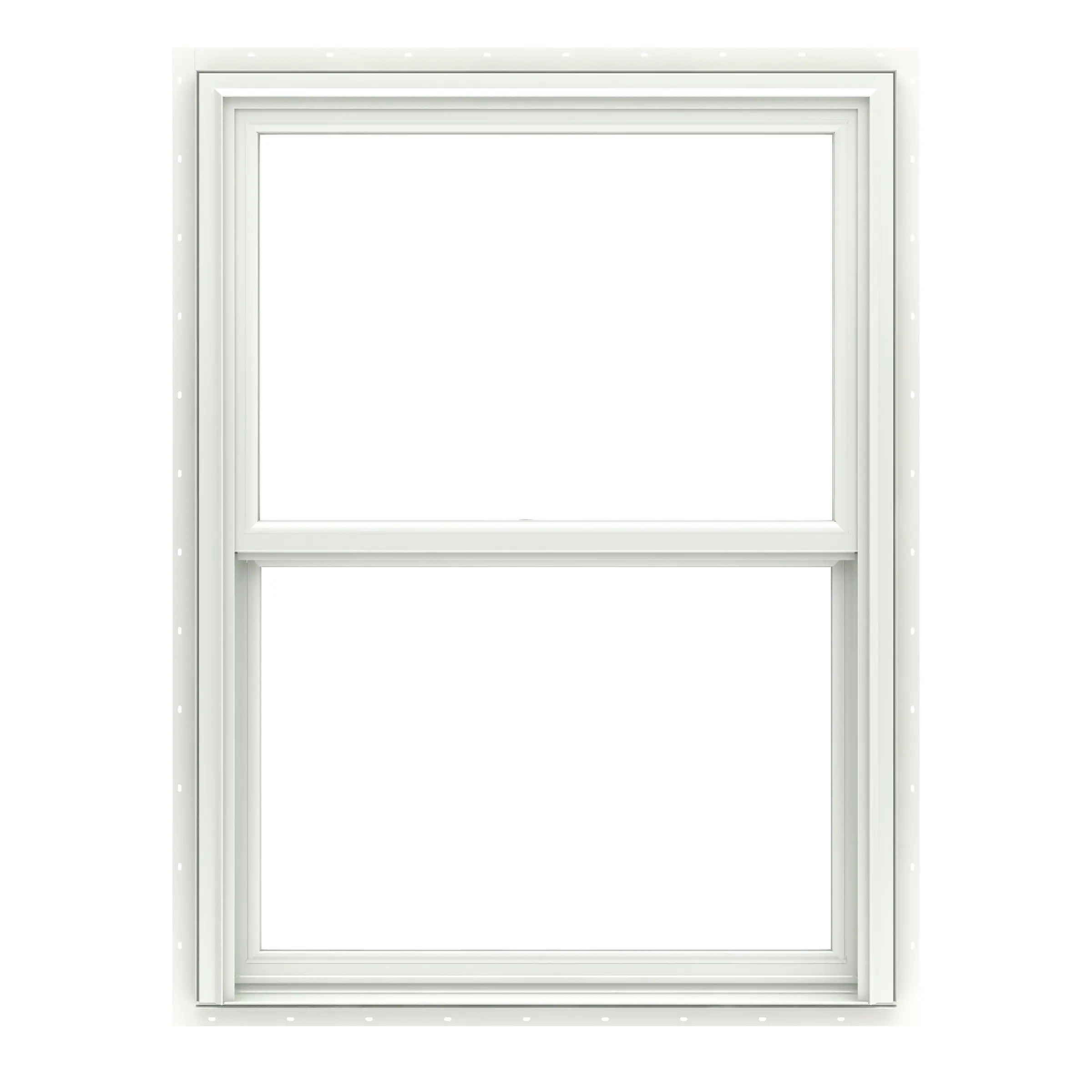 Pella Impervia Series 35-1/2-in x 59-1/2-in White White Fiberglass New construction Double Hung Window Low-E argon Double Pane Glass Full Screen | Lowe's