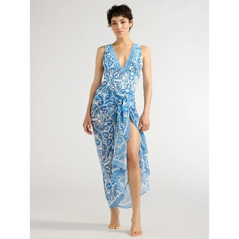 Sofia by Sofia Vergara Women's Printed Pareo, One Size - Walmart.com | Walmart (US)