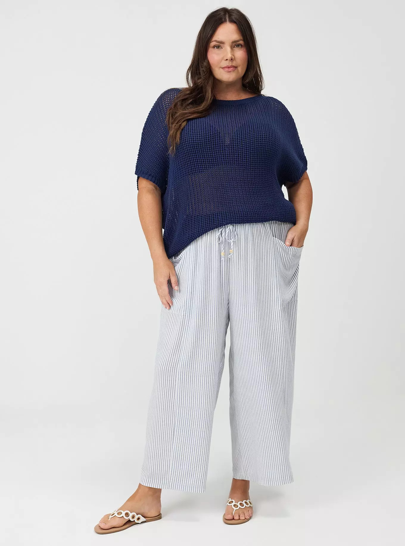 High-Rise Wide-Leg Gauze Pant | Torrid (US & Canada)