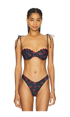 LPA Antonia Top in Black Poppy Floral from Revolve.com | Revolve Clothing (Global)