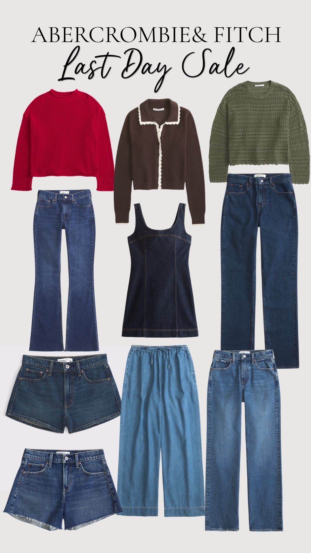 Abercrombie last day sale

#LTKgrwm #LTKootd #LTKdayinmylife