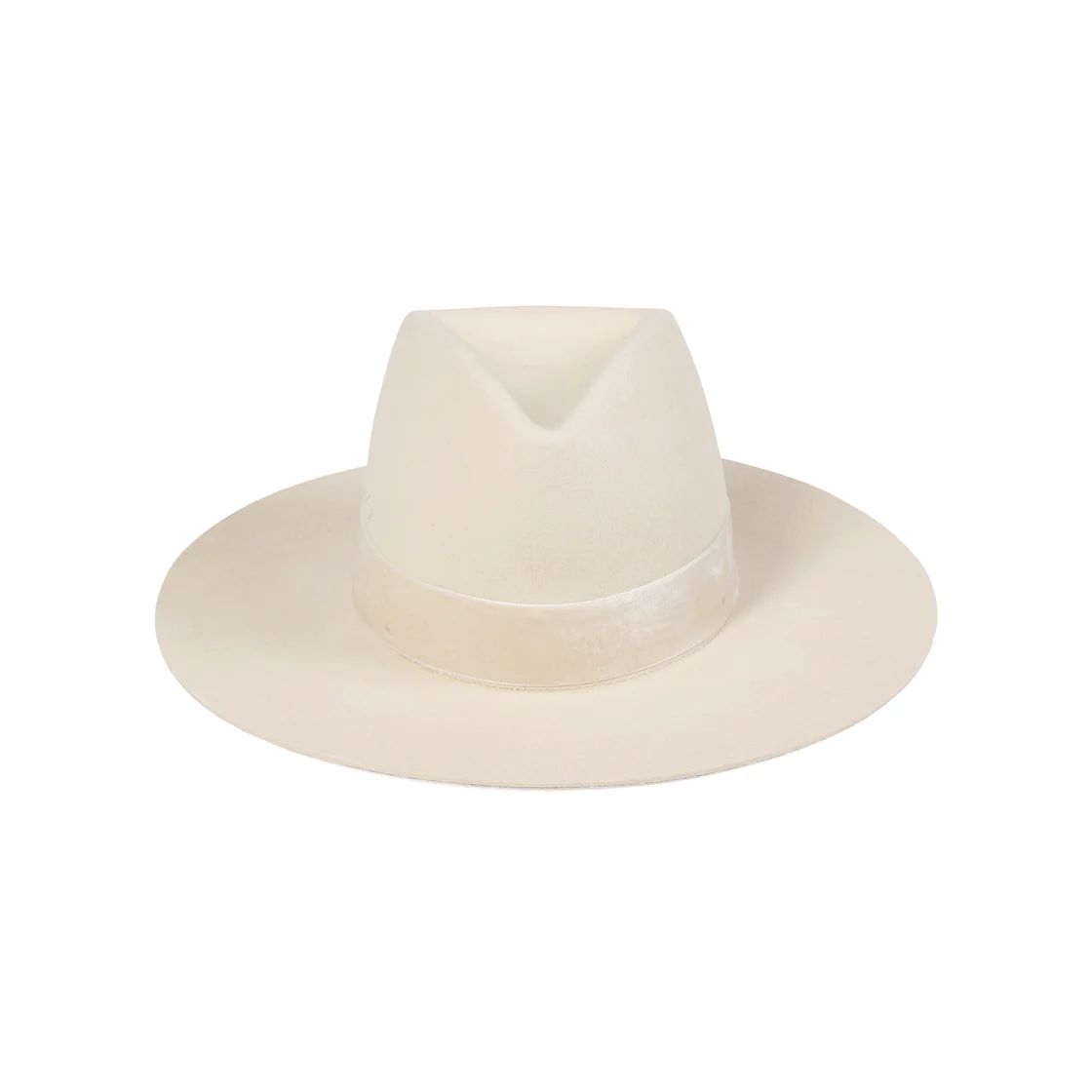 Benson Tri - Wool Felt Fedora Hat in Beige | Lack of Color US | Lack of Color