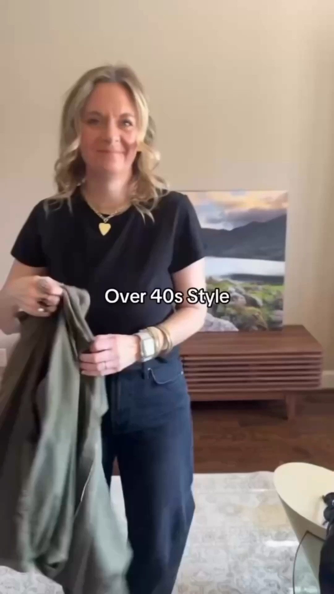 If your outfit feels flat, add a jacket. Seriously — it’s the one styling move I recommend to almost every client. This olive faux suede jacket over a black tee and dark denim is proof that you don’t need much. Over 40 style is less about keeping up and more about knowing your formula. This is mine on a lot of days. 

Comment SHOP below to receive a DM with the link to this post on our LTK ⬇ https://liketk.it/5Zk1f #ltkootd #ltkgrwm #ltkover40
