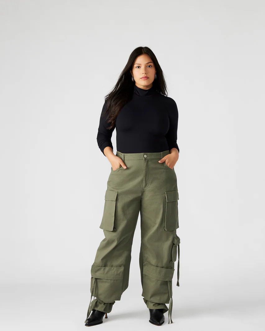 DUO Pant Olive | Women's Utility Cargo Pants | Steve Madden (US)