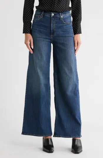 rag & bone Serena High Waist Wide Leg Jeans in Bogart at Nordstrom Rack, Size 28 | Nordstrom Rack