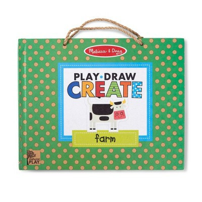 Melissa & Doug Play: Play, Draw, Create Reusable Drawing & Magnet Kit – Farm; Educational Toy Set, 3rd Grade Reading Skills | Target