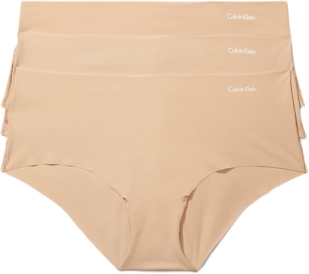 Calvin Klein Women's Invisibles Seamless Hipster Panties, Multipack | Amazon (US)