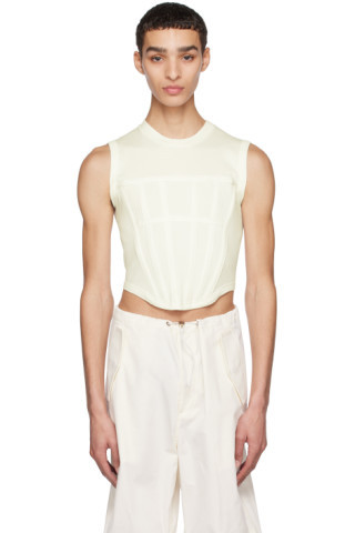 Off-White Corset Tank Top | SSENSE