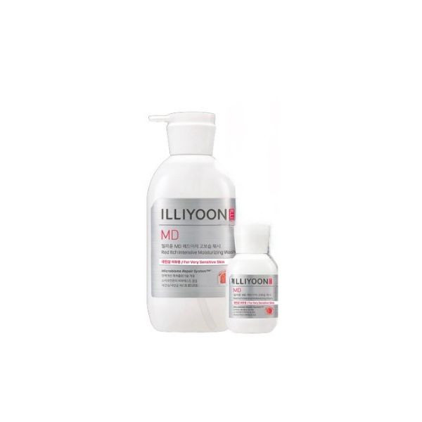 ILLIYOON - MD Red Itch Intensive Moisturizing Wash Set - 470g+50g | Stylevana
