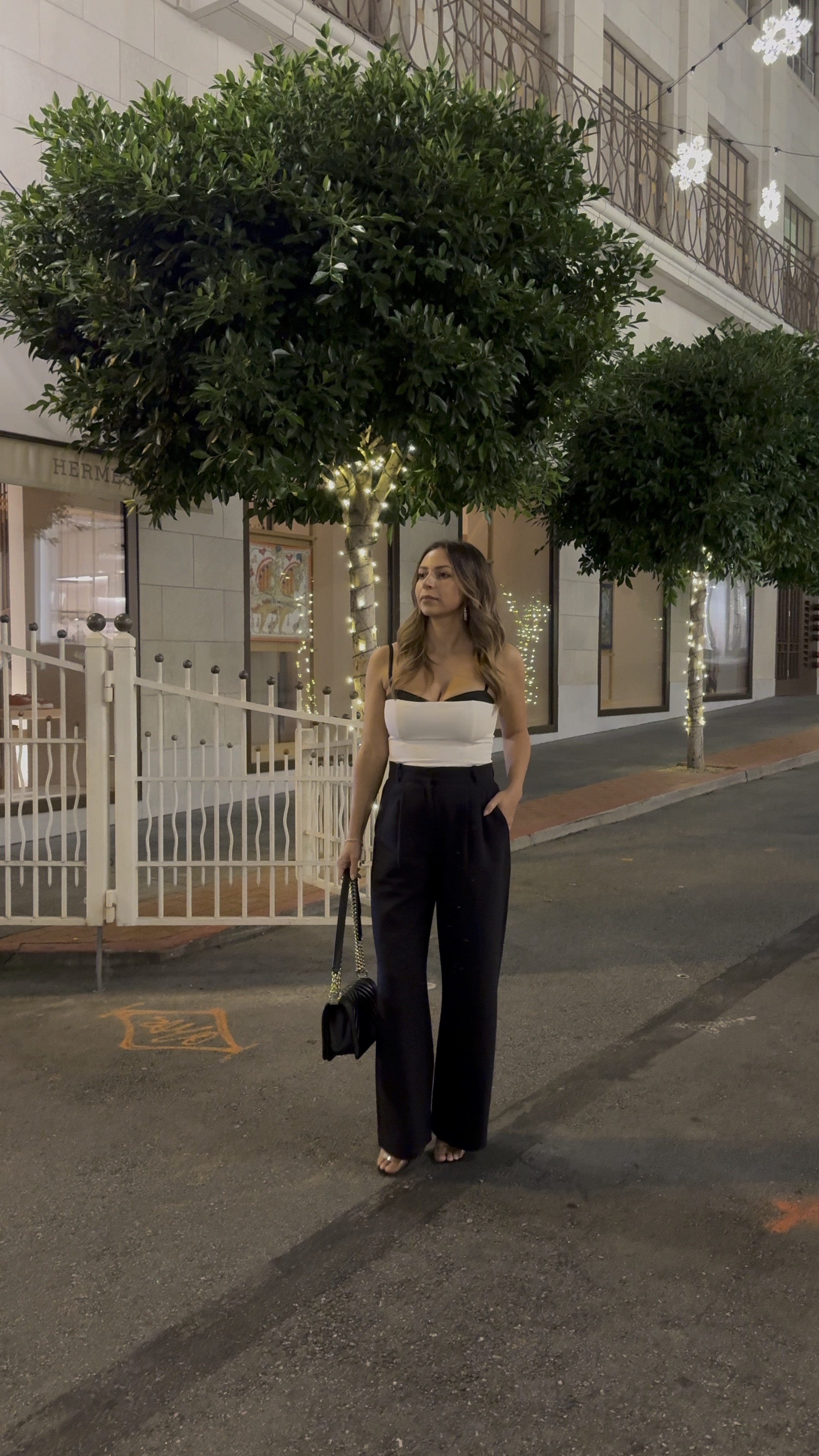 Loved this date night outfit from last week.  My top comes in 4 colors and these trousers come in 24 colors! Also available in short and tall sizes. And these are my most comfortable heels I own!

Corset top- 6
Tailored pants- 26 short (on sale)
Schutz clear heels
Chanel boy bag

Petite, Abercrombie, reformation, black and white, Valentine’s Day outfit, date night outfit

#LTKsalealert #LTKVideo #LTKstyletip