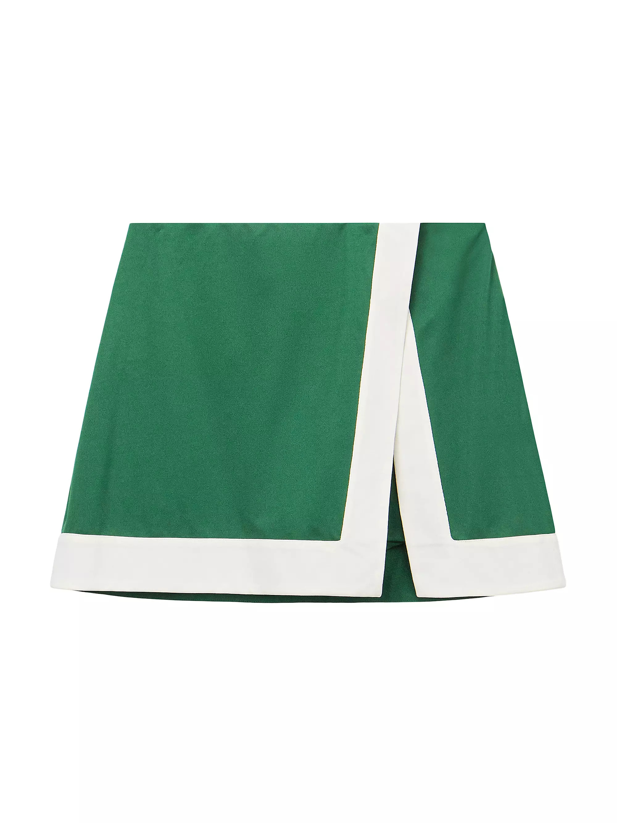 STAUD COURT Rally Wrap-Effect Tennis Skirt | Saks Fifth Avenue
