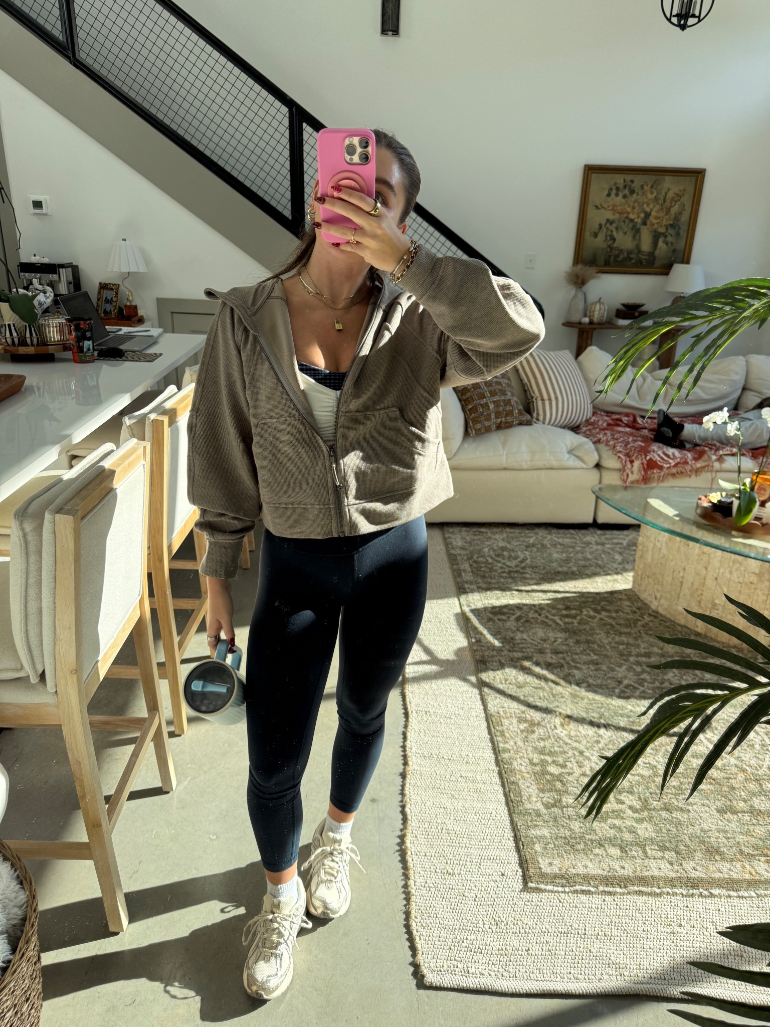 workout ootd! 
xs/s jacket 
4 leggings 

#LTKU #LTKActive #LTKGiftGuide