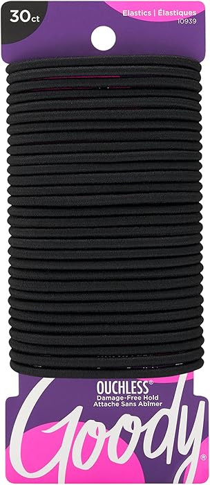 Goody Ouchless Hair Elastics – No Pull, No Breakage, Tangle-Free Hold for Thick, Curly, Coily &... | Amazon (US)