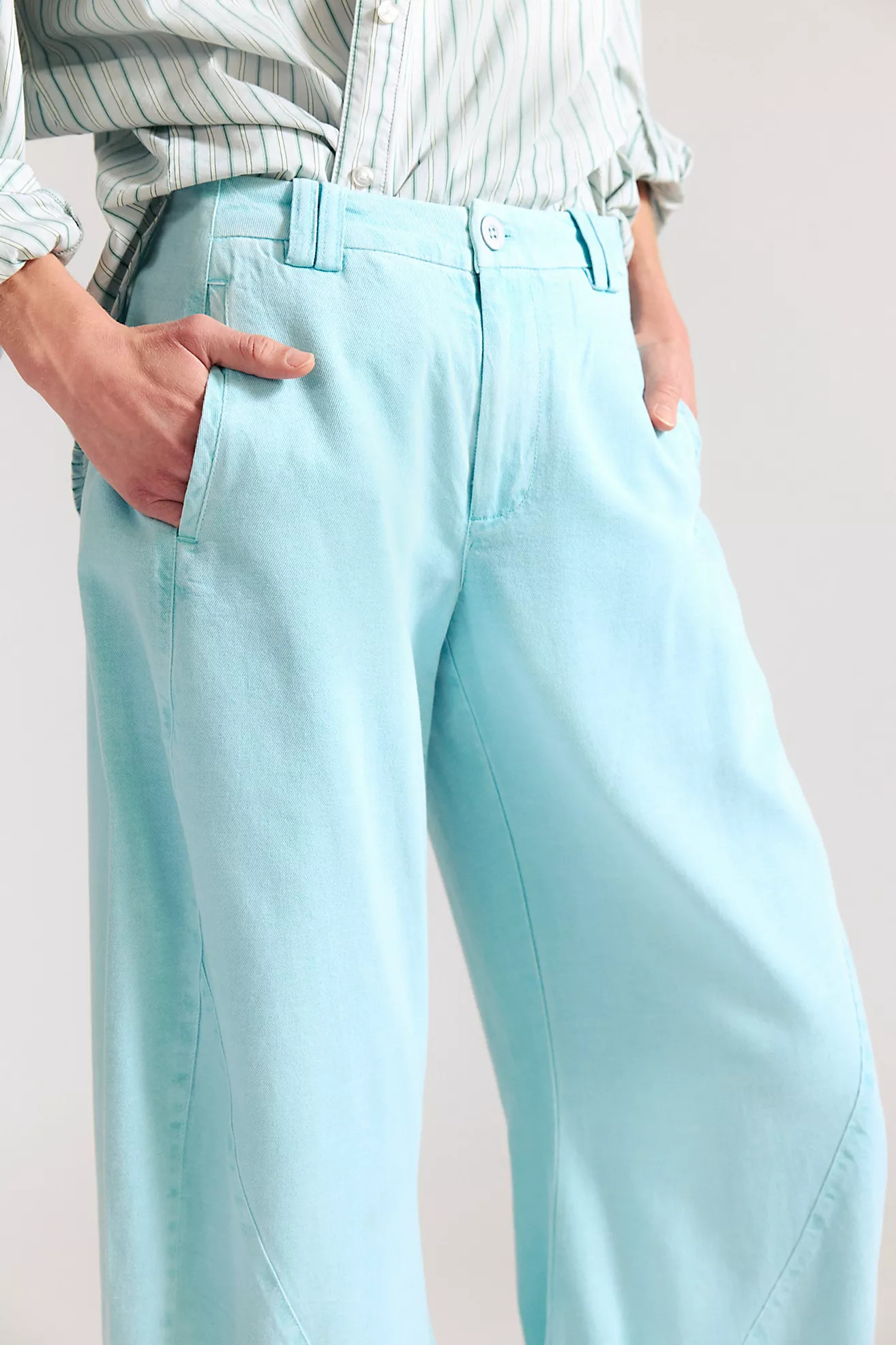 Spotlight Washed Barrel Chino Trousers | Free People (Global - UK&FR Excluded)