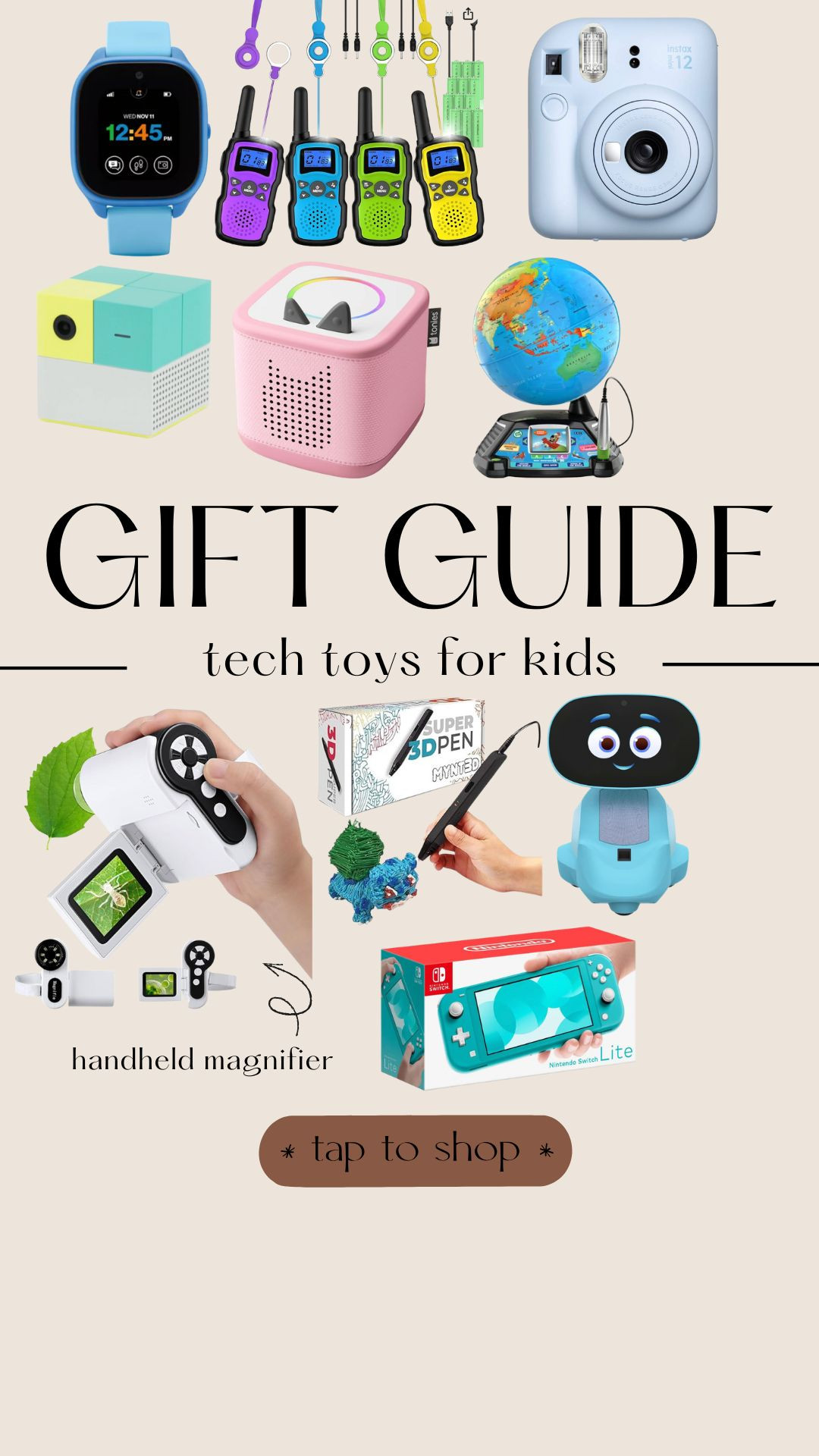 gift guide tech toys for kids  

 #LTKGiftGuide #LTKHoliday #LTKKids