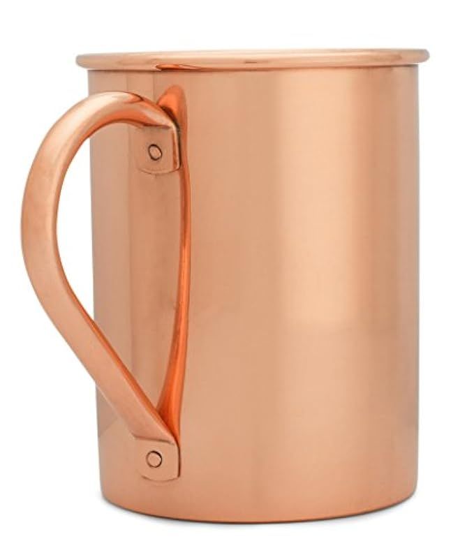 Moscow Mule Copper Mug by Copper Mules – Handcrafted Pure Copper - Smooth Finish - Classic Riveted H | Amazon (US)