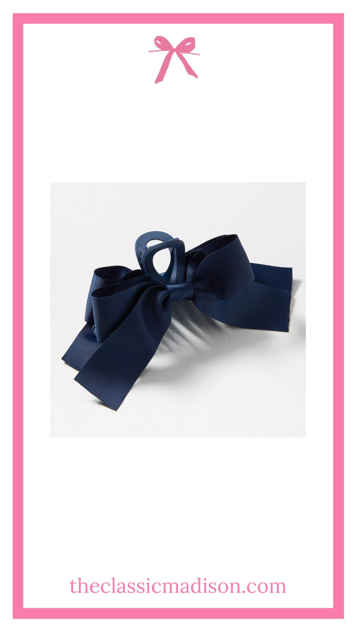 Bow hair clip