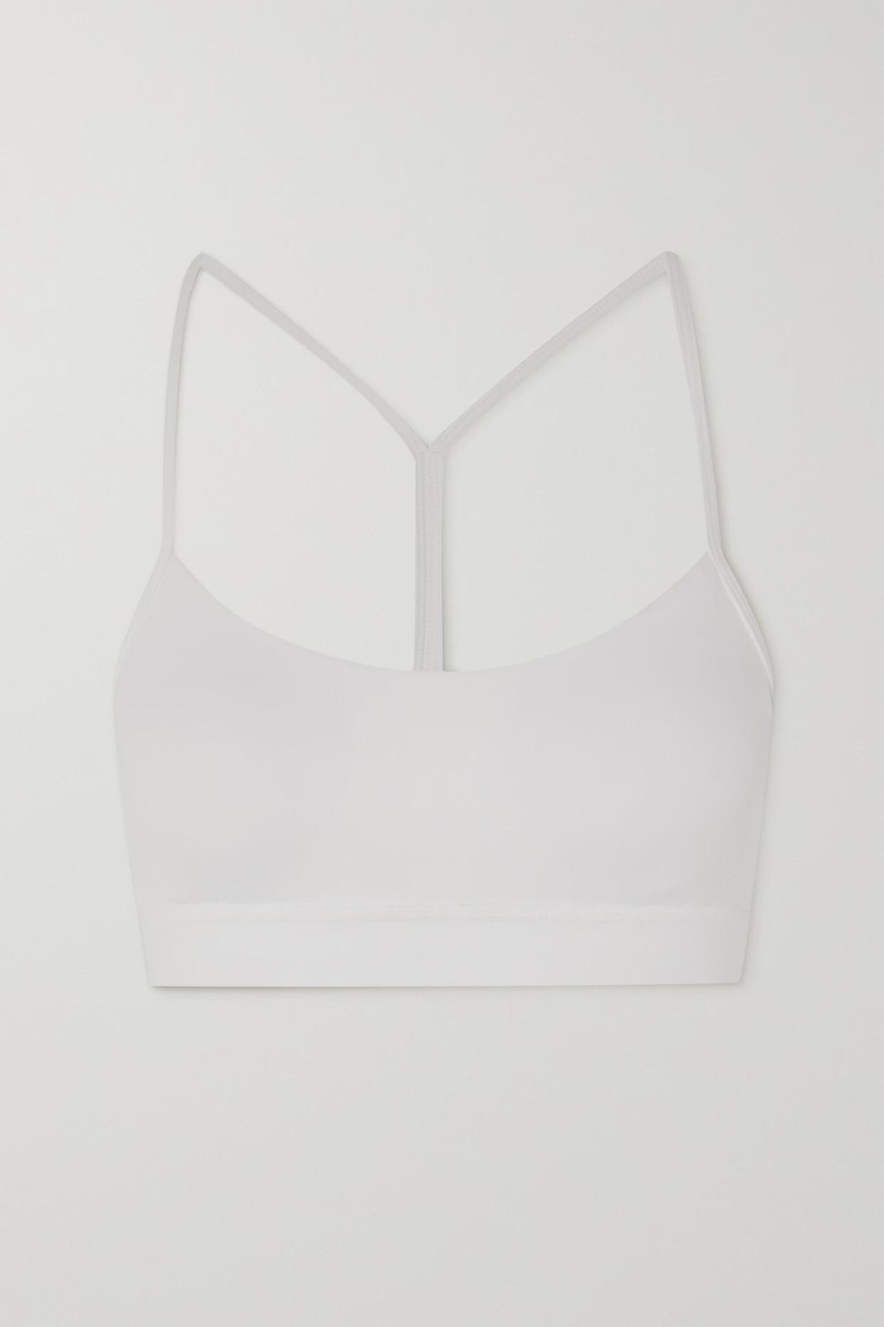 lululemon - Flow Y Nulu Sports Bra - White | NET-A-PORTER (US)