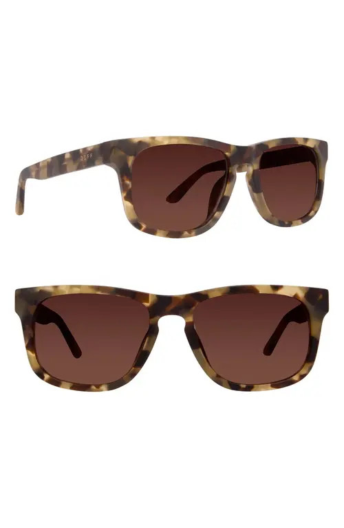 DIFF Riley 52mm Sunglasses in Green/Brown at Nordstrom | Nordstrom