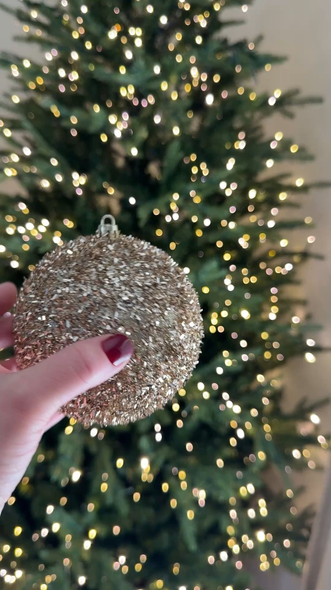 Tinsel ornaments 
5 color options 
I add these to the inner part of my tree- anywhere I may see a gap/ it fills the space and reflects the lights 

#LTKSeasonal #LTKHome #LTKHoliday