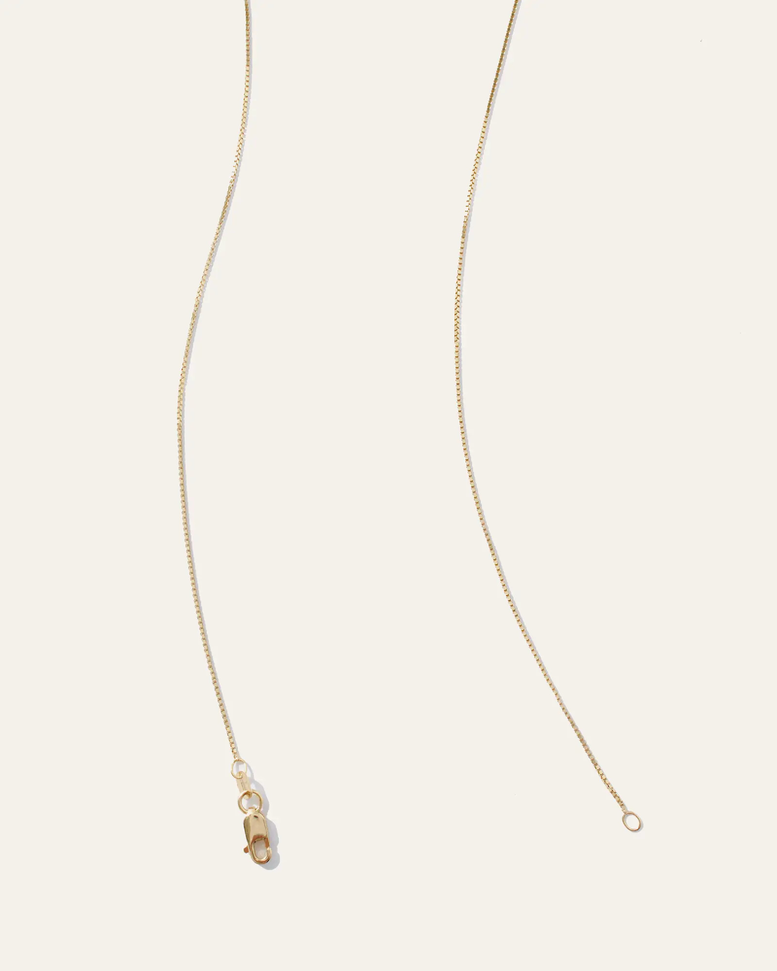 14K Gold Petite Box Chain Necklace in Yellow Gold | Quince