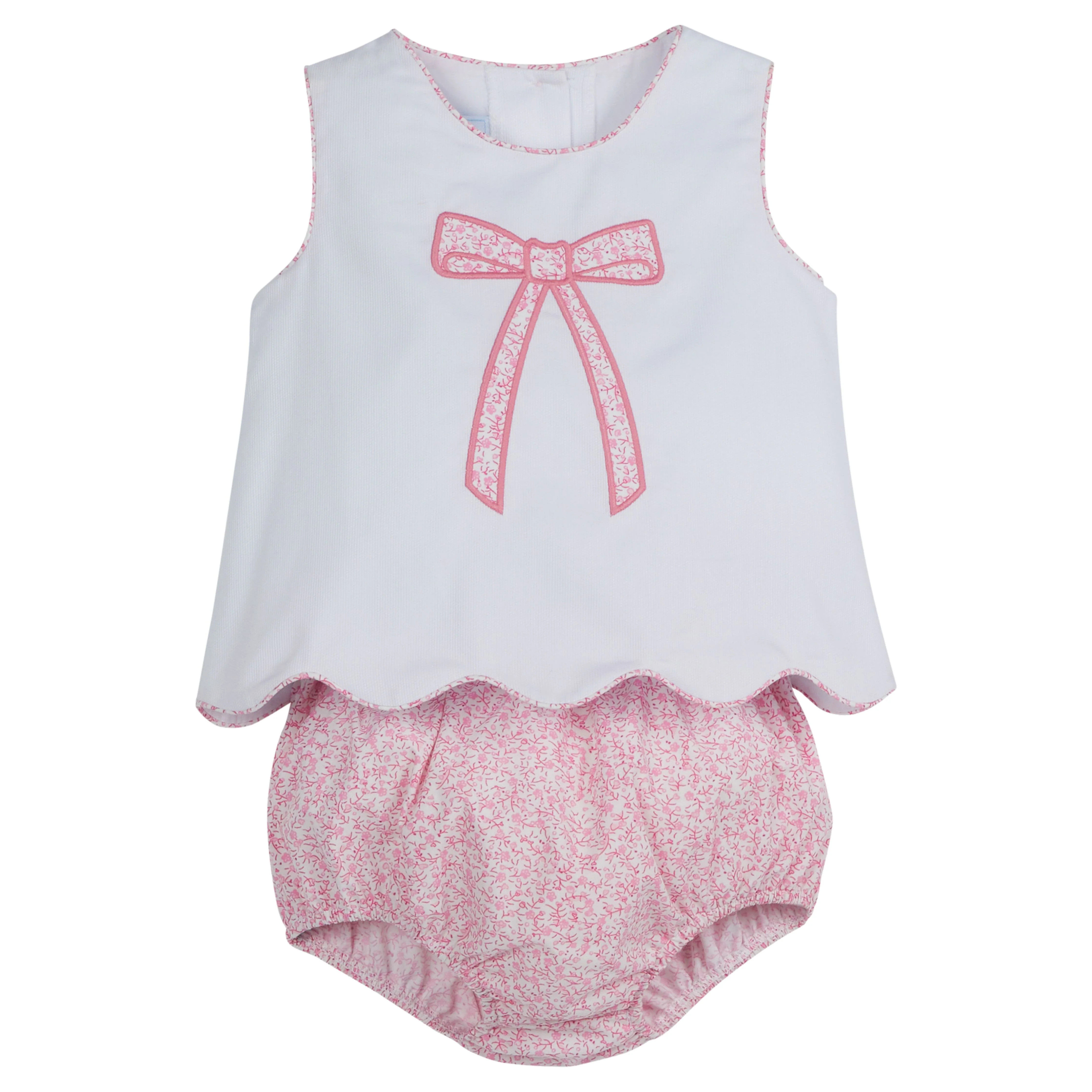 Little English Odette Diaper Set- Pink Vinings | JoJo Mommy