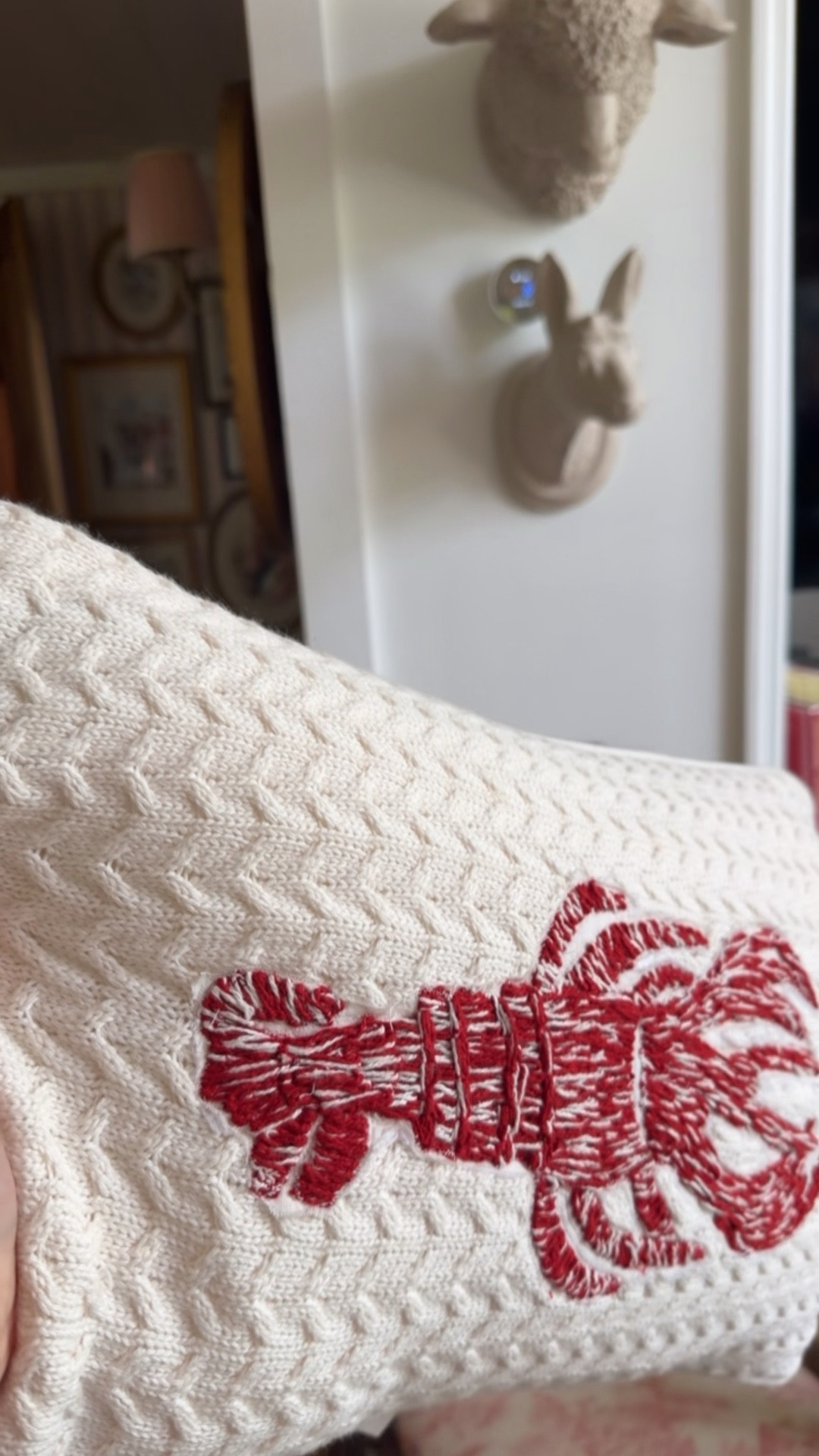 Lobster pillow 🦞 

#LTKHome #LTKSeasonal
