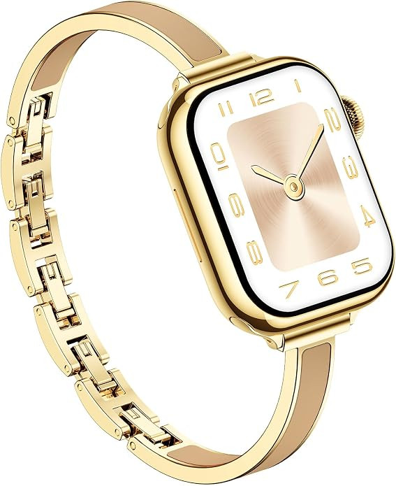 SUPOIX Bands for Apple Watch Women – Elegant Two-Tone Dressy Band | Amazon (US)