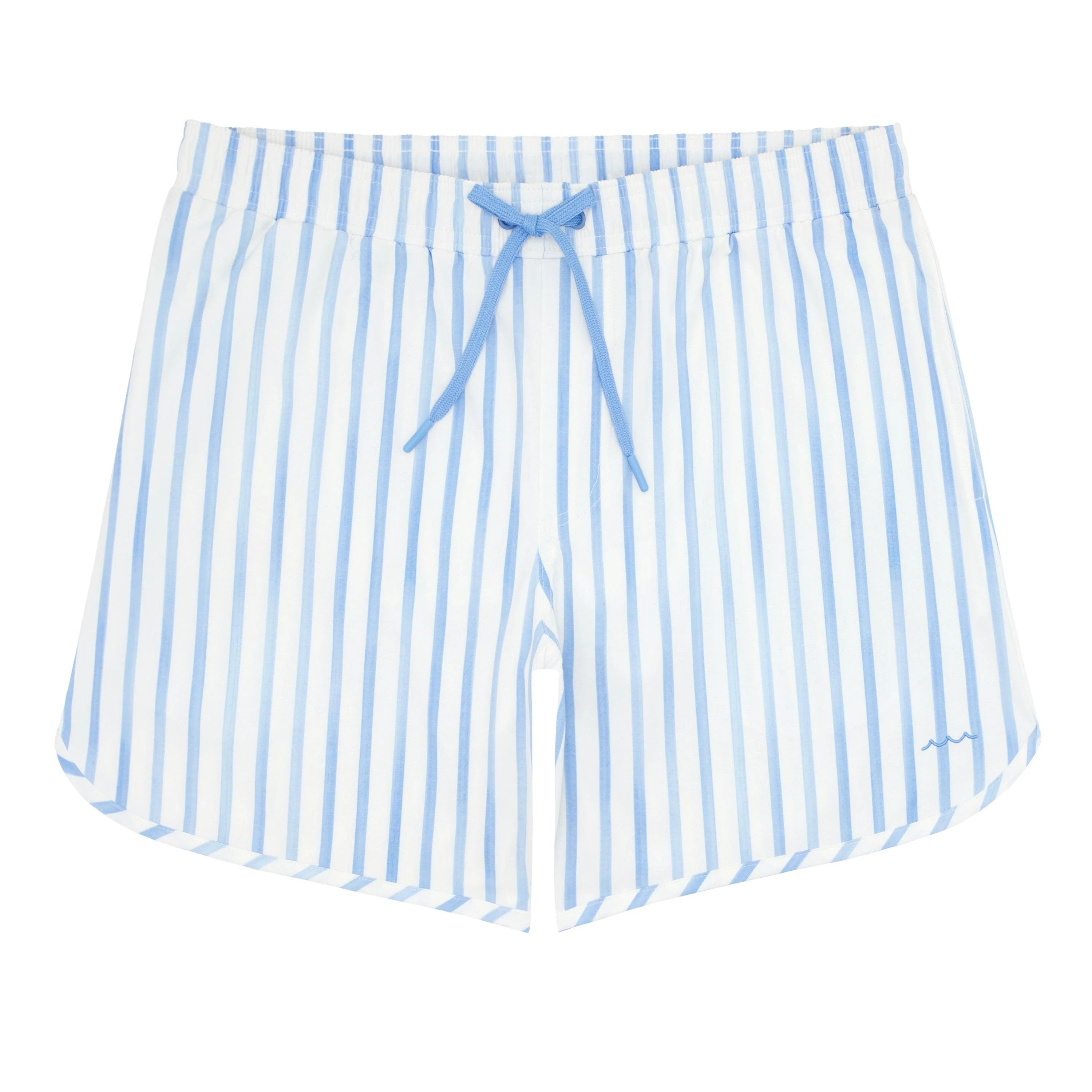 men's bahamian blue stripe boardie | minnow