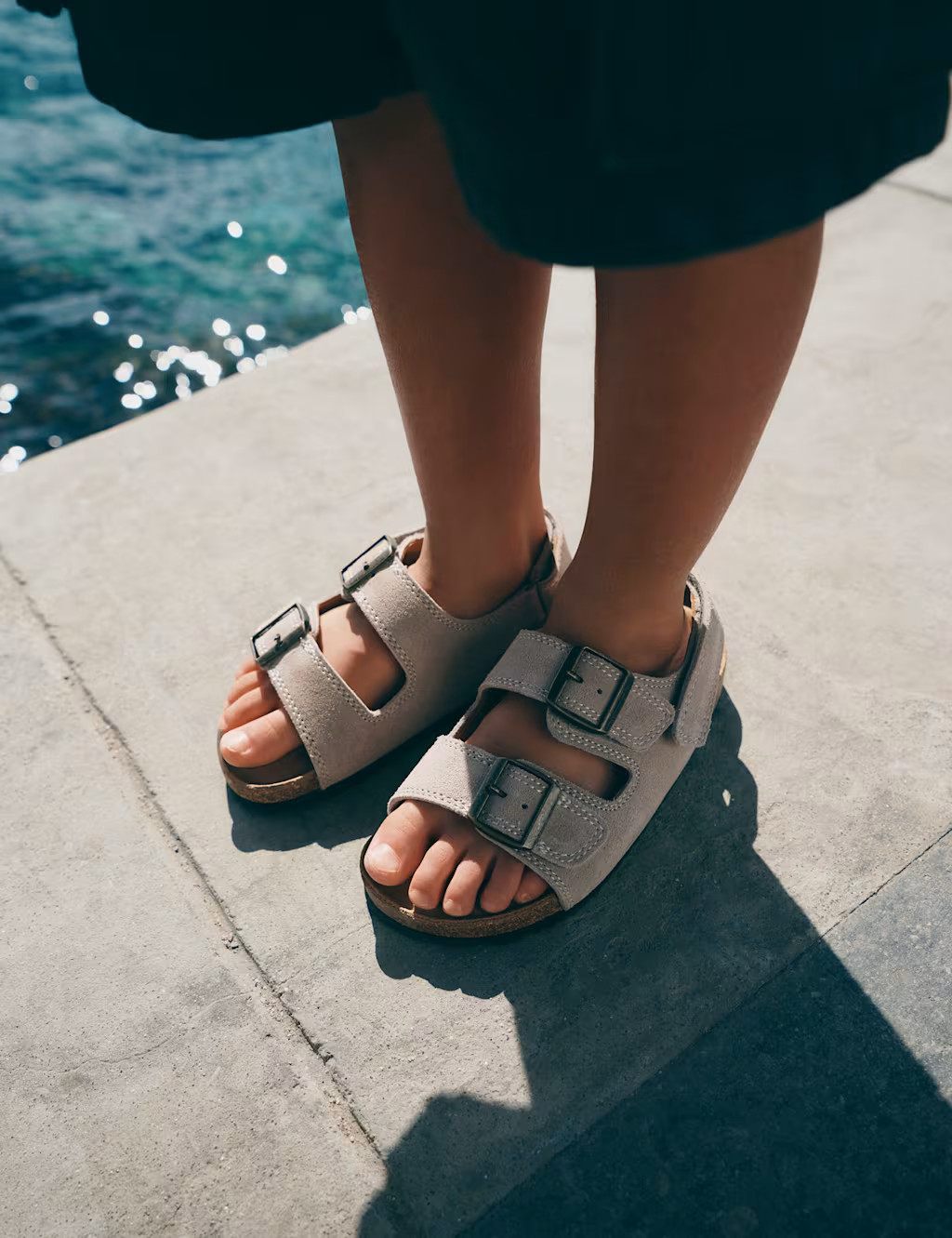 Kids' Leather Footbed Sandals (4 Small - 2 Large) | Marks & Spencer (UK)