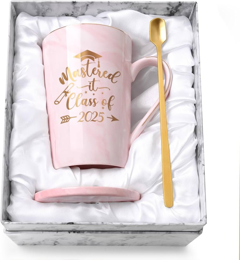 Maustic Masters Degree Graduation Gifts for Her, Mastered It Class of 2025 Coffee Mug, College Gr... | Amazon (US)