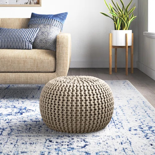 Grimes Upholstered Pouf | Wayfair North America