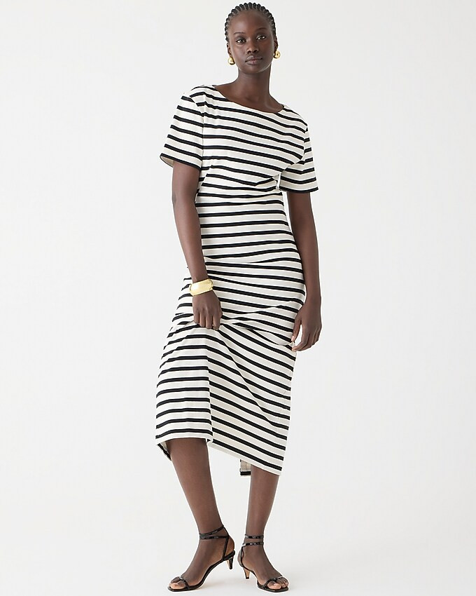 Classic mariner cloth dress in stripe | J. Crew US