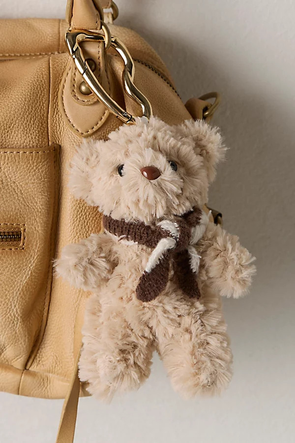 Fuzzy Bear Bag Charm | Free People (Global - UK&FR Excluded)