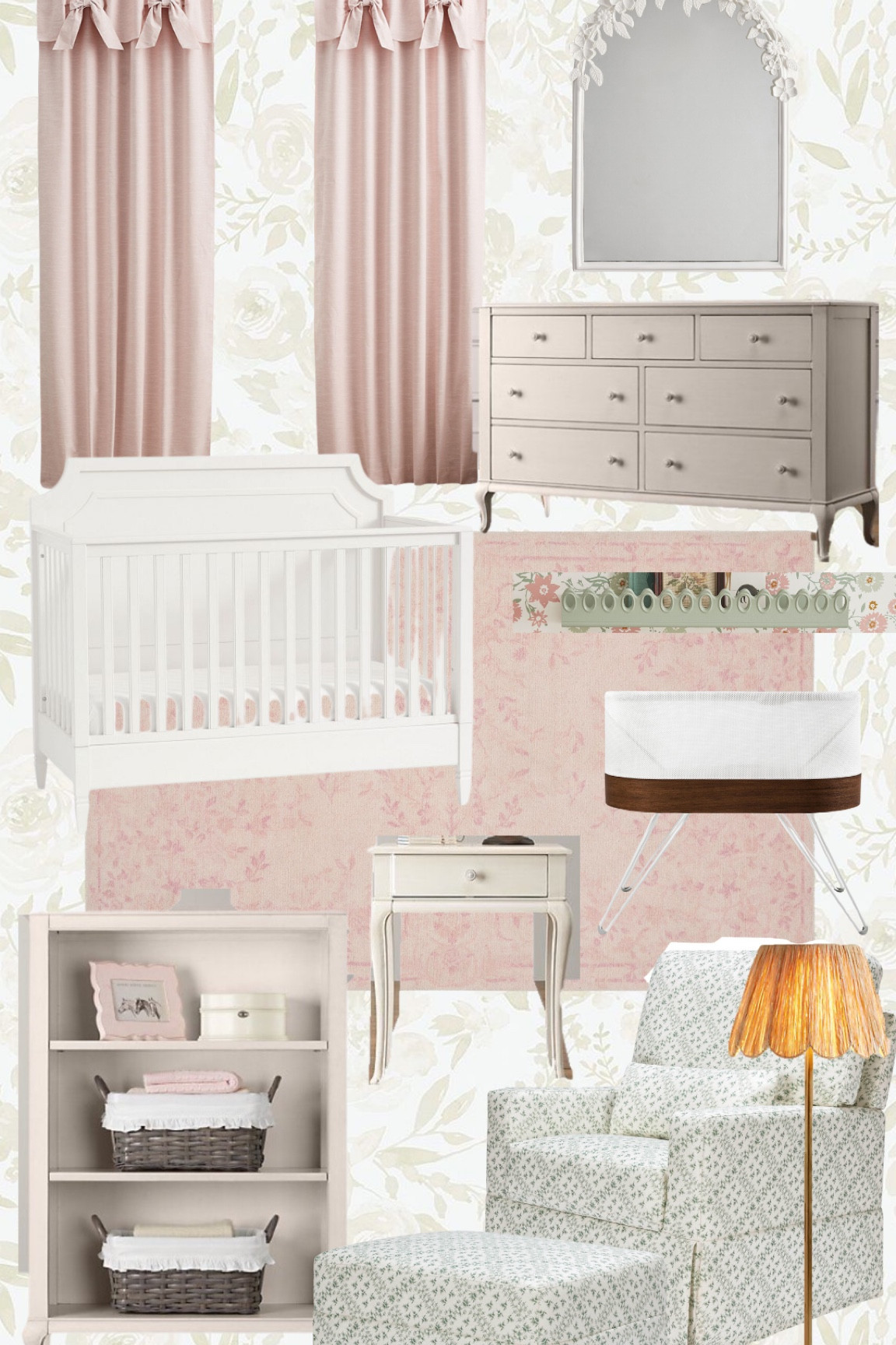 Nursery for baby girl! 🎀👼🏼 

#LTKBump #LTKBaby #LTKHome