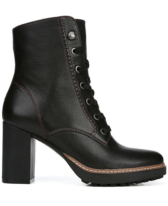 Naturalizer Callie Lug Sole Boots, Lug Sole Boots, Block Heels Boots, Black Combat Boots Outfit | Macys (US)